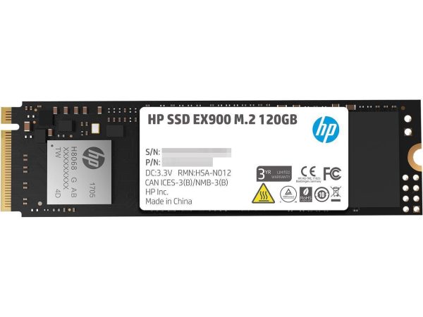 HP EX900 M.2 120GB PCIe NVMe SSD