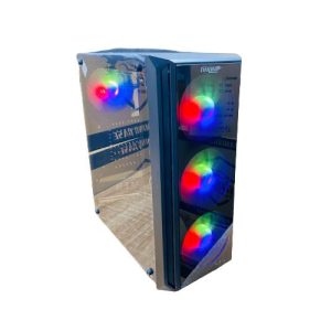 Turbo Gaming 5507 RGB Controlled Tempered Glass Mid Tower Casing